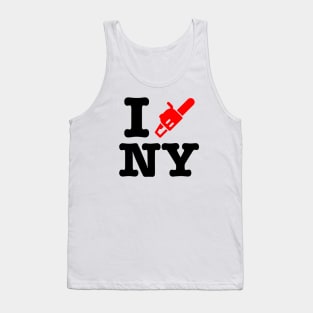 I Chainsaw NEW YORK! Tank Top